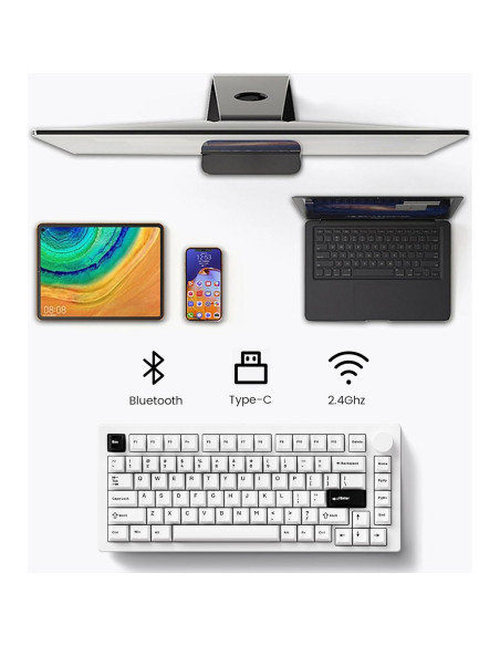 Teclado Mecánico MonsGeek M1 V5 75% Aluminio RGB 8000mAh