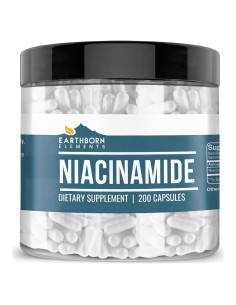 Cápsulas de Niacinamida 200 Elementos de la Tierra 100 Días