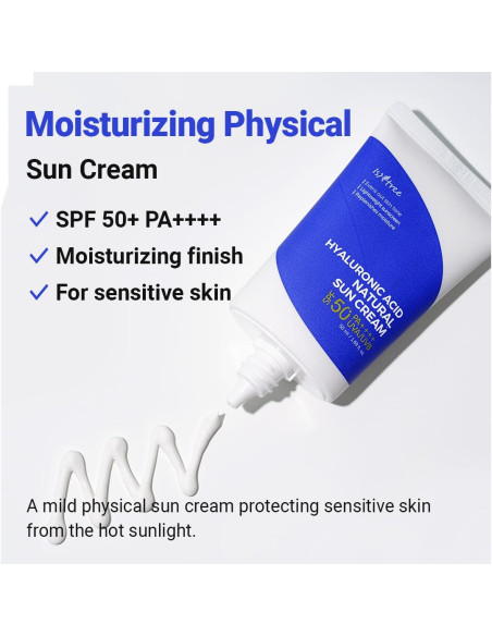 Protector Solar ISNTREE SPF50 PA++++ 50ml con Ácido Hialurónico Protector Solar ISNTREE SPF50 PA++++ 50ml con Ácido Hialurónico