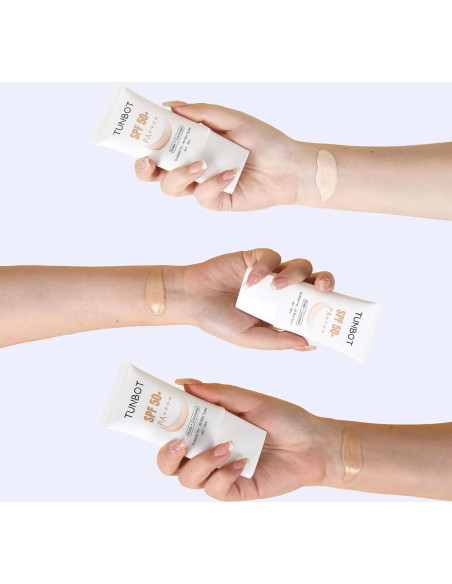 Base Correctora Tunbot SPF 50 30ml - Maquillaje Sin Fragancia