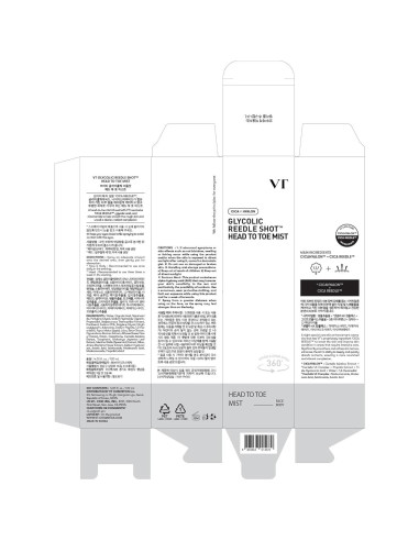 Spray Exfoliante VT COSMETICS 7% Ácido Glicólico 120ml