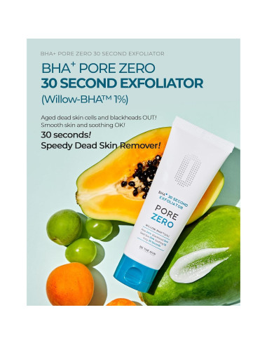 Exfoliante Facial BHA+ Pore Zero 95.1g - Gel con Ácido Salicílico