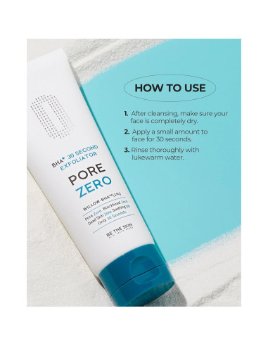 Exfoliante Facial BHA+ Pore Zero 95.1g - Gel con Ácido Salicílico