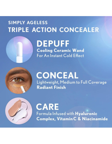 Corrector Triple Acción Covergirl Simply Ageless Claro 6.8g