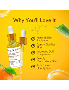 Suero Aclarador de Piel Nasola - Ácido Kójico 91g 2