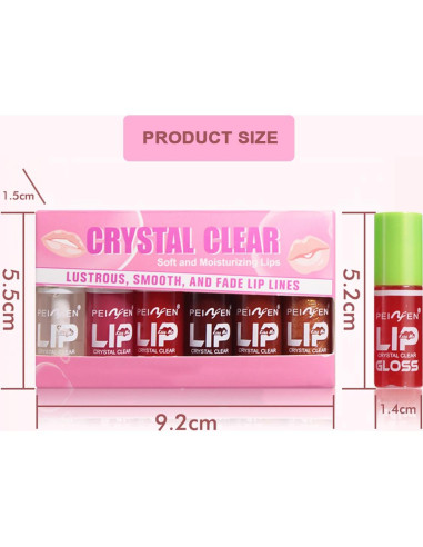 Aceite Labial Hidratante 6 Colores SHENZHEN NIYASI 49.61g