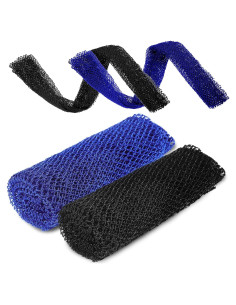 Esponjas de Baño Exfoliantes Patelai 2 Piezas Azul Negro