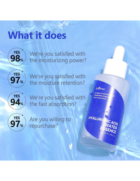 Esencia de Agua ISNTREE Ácido Hialurónico 50ml Hidratante Esencia de Agua ISNTREE Ácido Hialurónico 50ml Hidratante