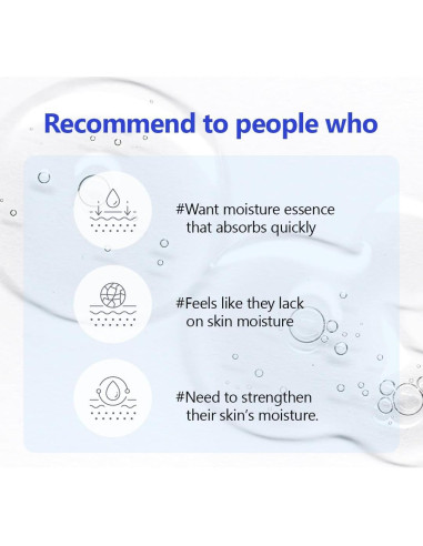 Esencia de Agua ISNTREE Ácido Hialurónico 50ml Hidratante