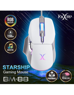 Ratón Gaming FOXXRAY BM-88, 7200 DPI, RGB, 7 Botones 2