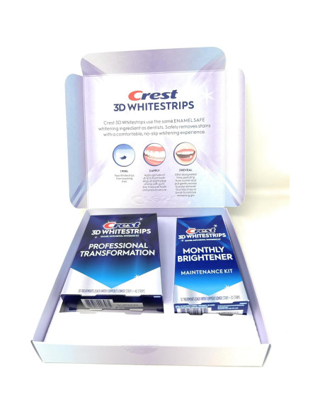 Crest 3D Whitestrips Blanqueamiento Dental 60 Tiras