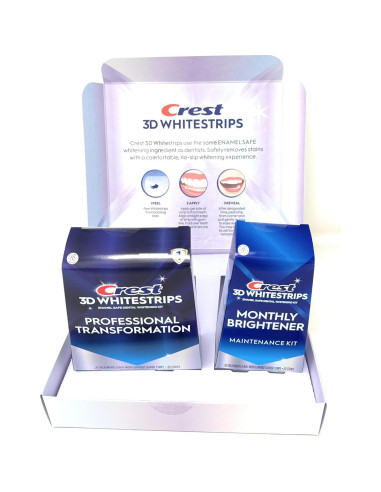 Crest 3D Whitestrips Blanqueamiento Dental 60 Tiras