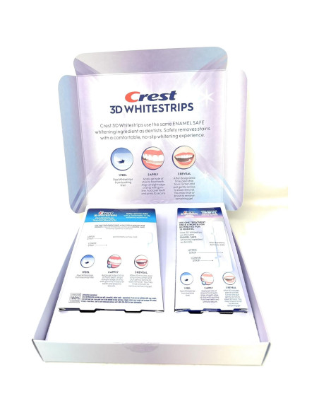 Crest 3D Whitestrips Blanqueamiento Dental 60 Tiras
