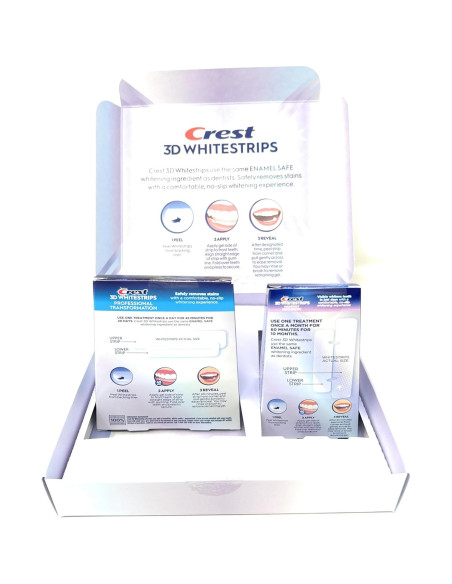 Crest 3D Whitestrips Blanqueamiento Dental 60 Tiras