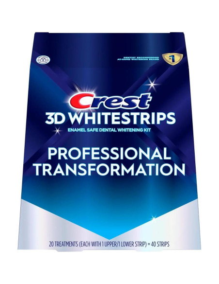 Crest 3D Whitestrips Blanqueamiento Dental 60 Tiras
