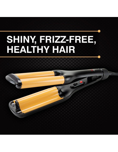 Plancha de Rizar Cerámica CHI CA1189A, Ondas y Rizos Sin Frizz