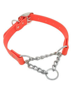 Collar Martingale Regal Dog Mediano Naranja Impermeable