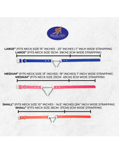 Collar Martingale Regal Dog Mediano Naranja Impermeable 2