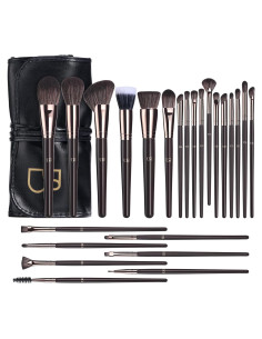 Conjunto de Brochas de Maquillaje BS-MALL 24 Piezas con Bolsa