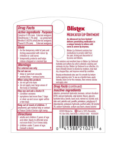 Ungüento Labial Medicado Blistex 6 g - Paquete de 48 2