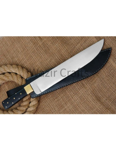 Cuchillo Bowie Grande Genérico 43.18 cm con Funda Negra 2
