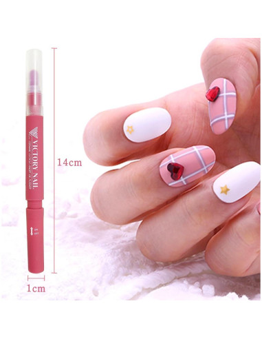 Empujador de Cutículas de Cerámica Victory Nail Rosa