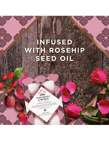 Bolas de Baño Nubian Heritage Patchouli y Buriti 6 Unidades 45 g