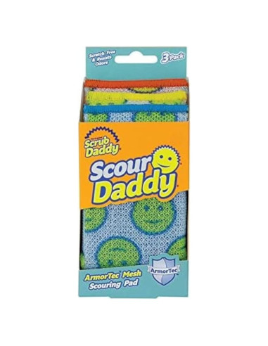Paquete de 3 Almohadillas de Limpieza Scour Daddy