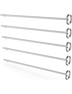 Pinchos de Kebab Ninja 5 Piezas Acero Inoxidable 18.4 cm 2