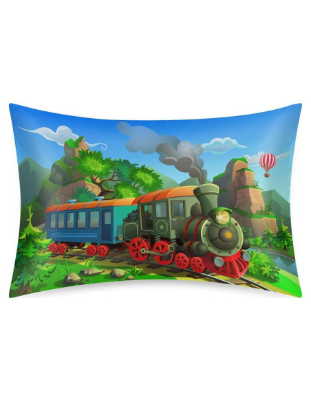 Funda de Almohada de Satén GzLeyigou Colorido 76.2x50.8 cm