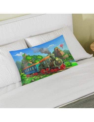 Funda de Almohada de Satén GzLeyigou Colorido 76.2x50.8 cm