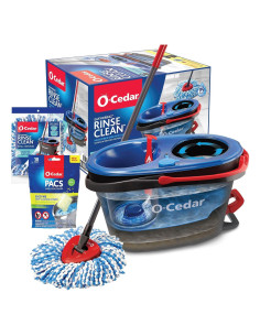 Sistema de limpieza O-Cedar EasyWring RinseClean con fregona y PACS