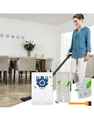 Paquete de 3 Filtros HEPA Alrens SF-HA 50 para Aspiradoras Miele