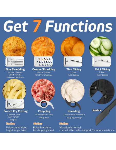 Procesador de Alimentos MAGICCOS 14 Tazas con Cajón y 7 Velocidades Procesador de Alimentos MAGICCOS 14 Tazas con Cajón y 7 Velocidades