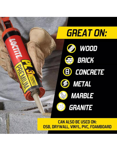 Adhesivo de Construcción Loctite PL Premium 283.5 ml Poliuretano