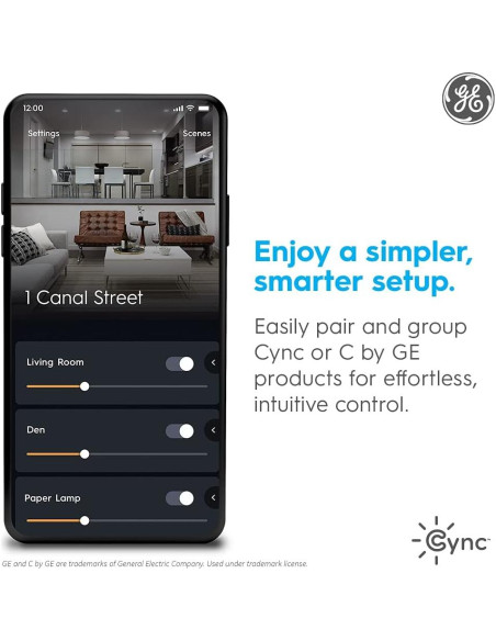 Luces de Cadena Inteligentes Cync GE 14.63m Multicolor IP65