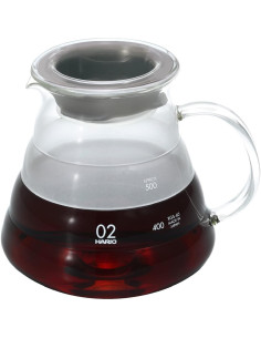 Servidor de Café de Cristal Hario 600ml Resistente al Calor 2