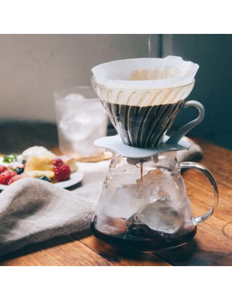Servidor de Café de Cristal Hario 600ml Resistente al Calor
