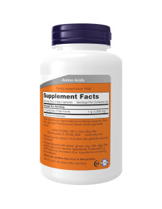 Suplemento L-Triptófano 500 mg NOW Foods 120 Cápsulas Veganas 2