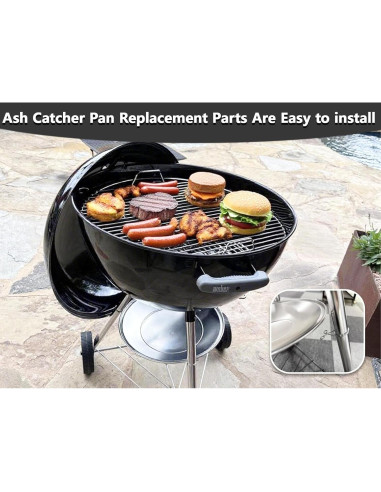 Plato Recolector de Cenizas Weber 34.3 cm Aluminio 80681