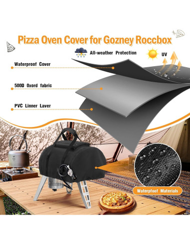 Funda para Horno de Pizza Gozney Roccbox 500D Impermeable