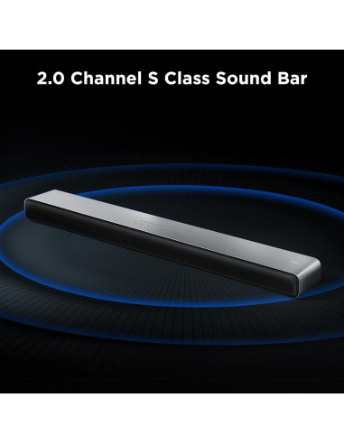 Barra de Sonido TCL S45H 2.0 Canales con Dolby Atmos y Bluetooth