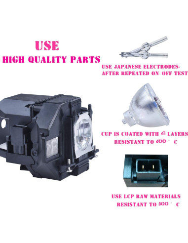 Lámpara de proyector SW-LAMP ELPLP96 V13H010L96 270g