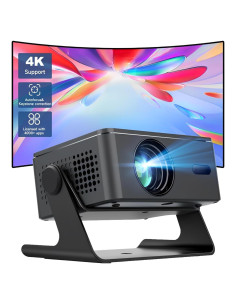 Proyector 4K KEPEAK con WiFi y Bluetooth, Enfoque Automático