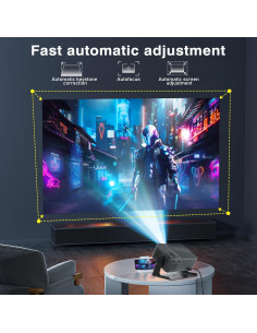 Proyector 4K KEPEAK con WiFi y Bluetooth, Enfoque Automático 2