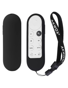 Funda de Silicona Negra Akwox para Control Remoto Chromecast 2020