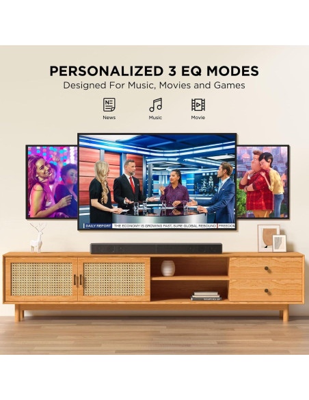 Barra de sonido 2.2ch Miroir SL3301 100W Bluetooth 5.3