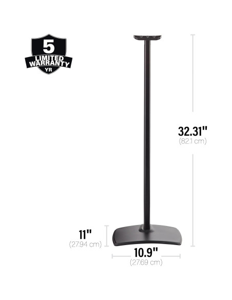 Soportes Inalámbricos Sanus para Altavoces Sonos ERA 300 - Par Negro Soportes Inalámbricos Sanus para Altavoces Sonos ERA 300 - Par Negro