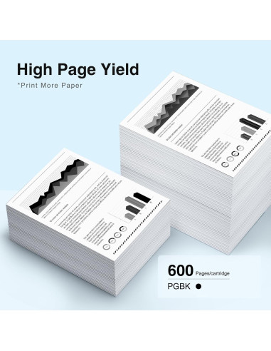 Cartuchos de Tinta Starink 280XXL PGBK para Canon - 2 Paquetes