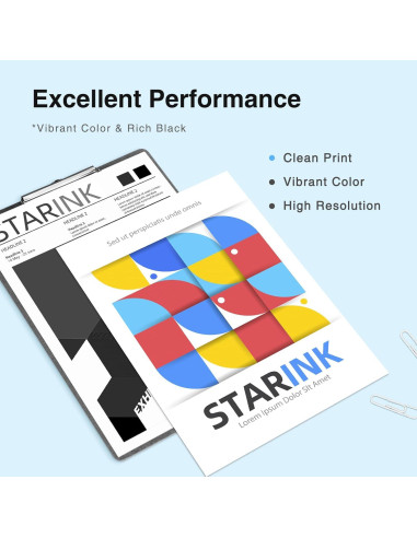 Cartuchos de Tinta Starink 280XXL PGBK para Canon - 2 Paquetes